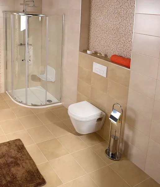 Aqualine Aqualine, SAMBA stojan s WC kefou a držiakom toaletného papiera, chróm, SB131