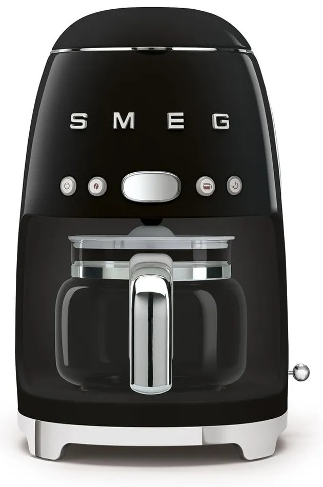 Čierny kávovar na filtrovanú kávu 50's Retro Style - SMEG