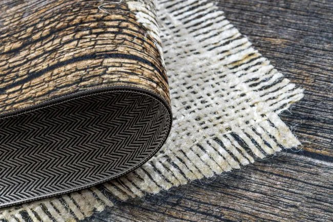 Protišmykový koberec / behúň ANDRE 29040 hnedý / béžový