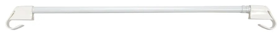 Gardinia Vitrážna tyčka vzperná biela, 75 - 125 cm
