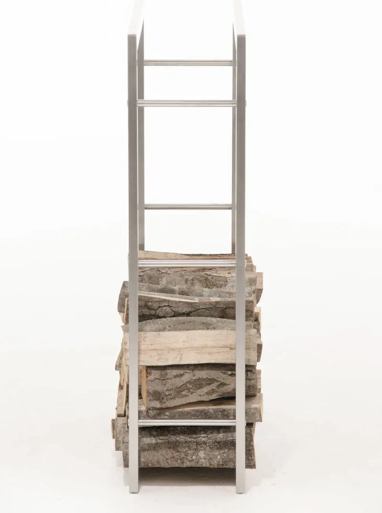 Stojan na palivové drevo Keri 25x80x100 - nerezová oceľ