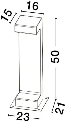 Vonkajšie LED lampa Aran 16