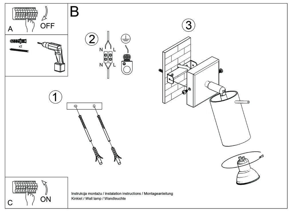 Bodové svietidlo Ring, 1x béžové kovové tienidlo, (možnosť polohovania)