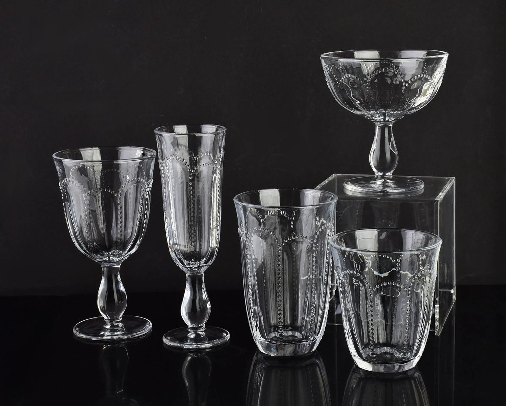 Sada 4 ks sklenic DAPHNE 340 ml čirá