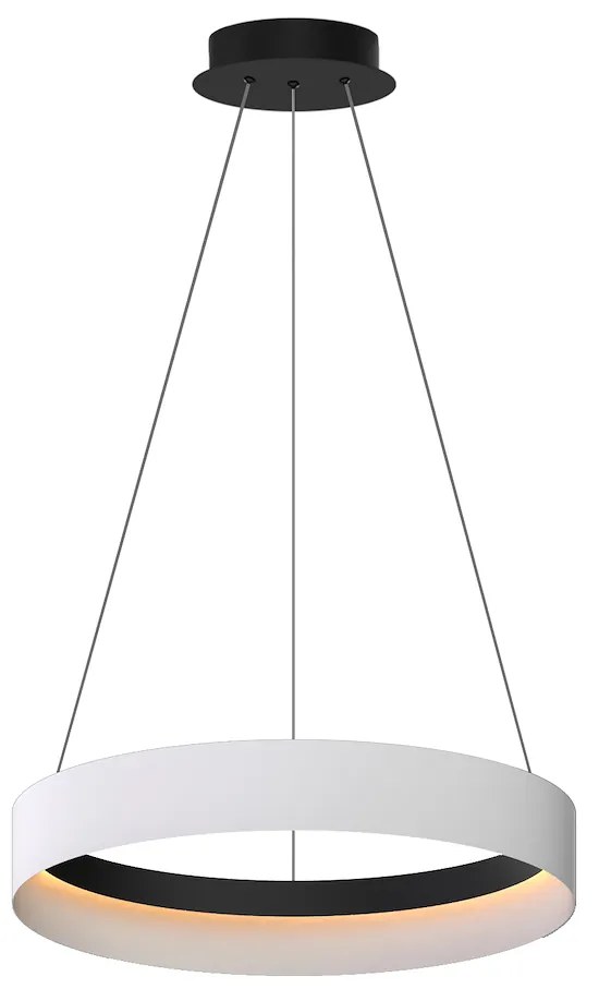 Závesné LED svietidlo Orbita, 1x LED 52w, 4000k, w/b