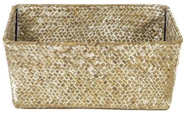 Pletený košík Compactor 30 x 20 x 13 cm, tmavo hnedá