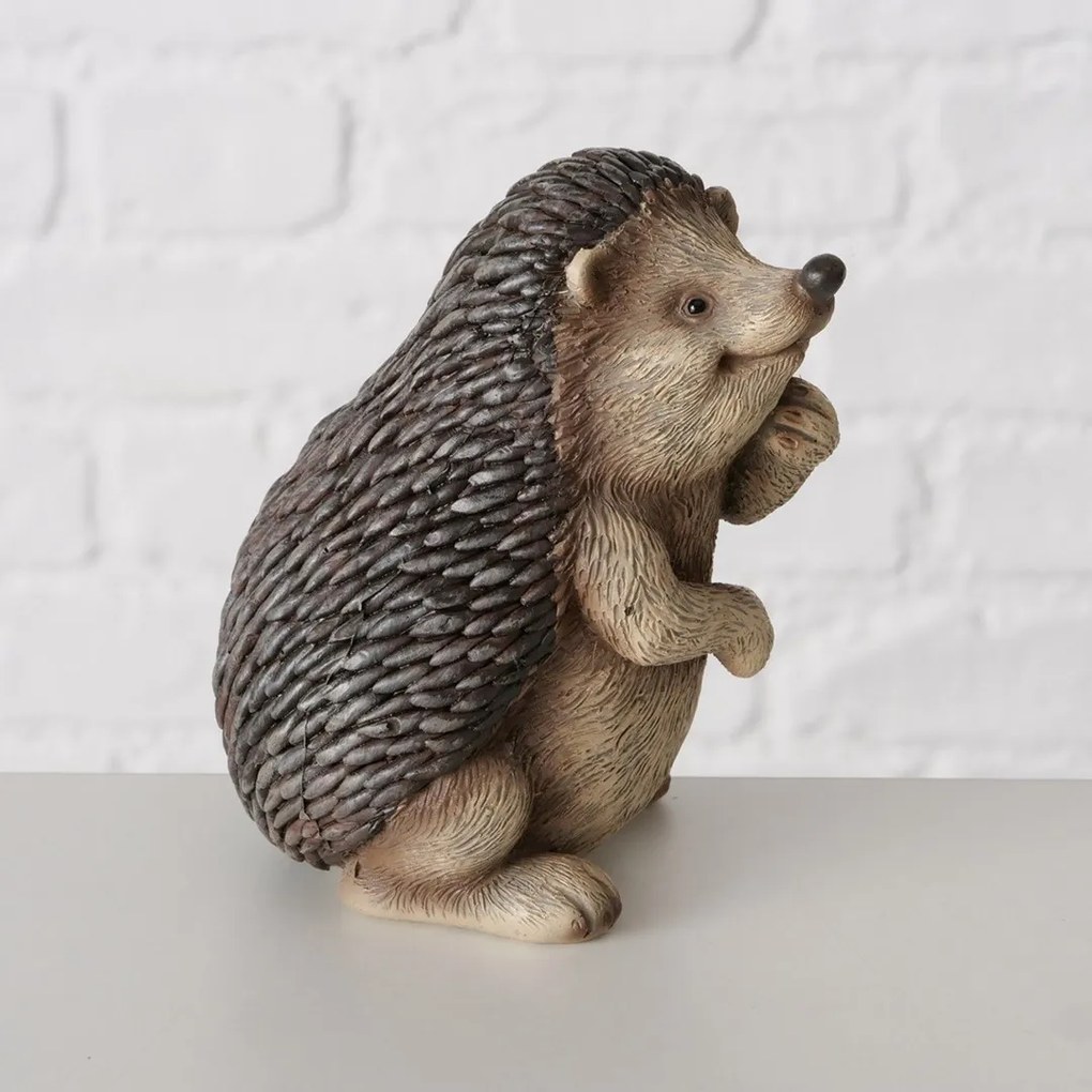 Záhradná figúrka z polyresinu Maggy, sada 2ks, 12 cm, hnedá