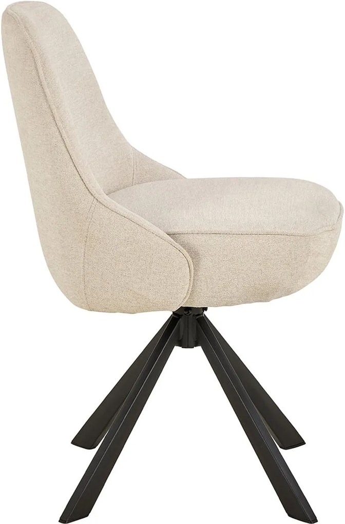 Otočná jídelní židle Carlton béžová