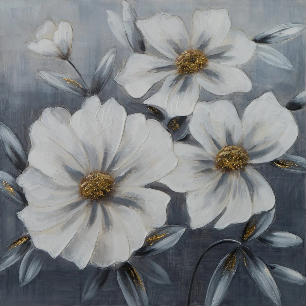 RUČNE MAĽOVANÝ OBRAZ 633 80X80 CM