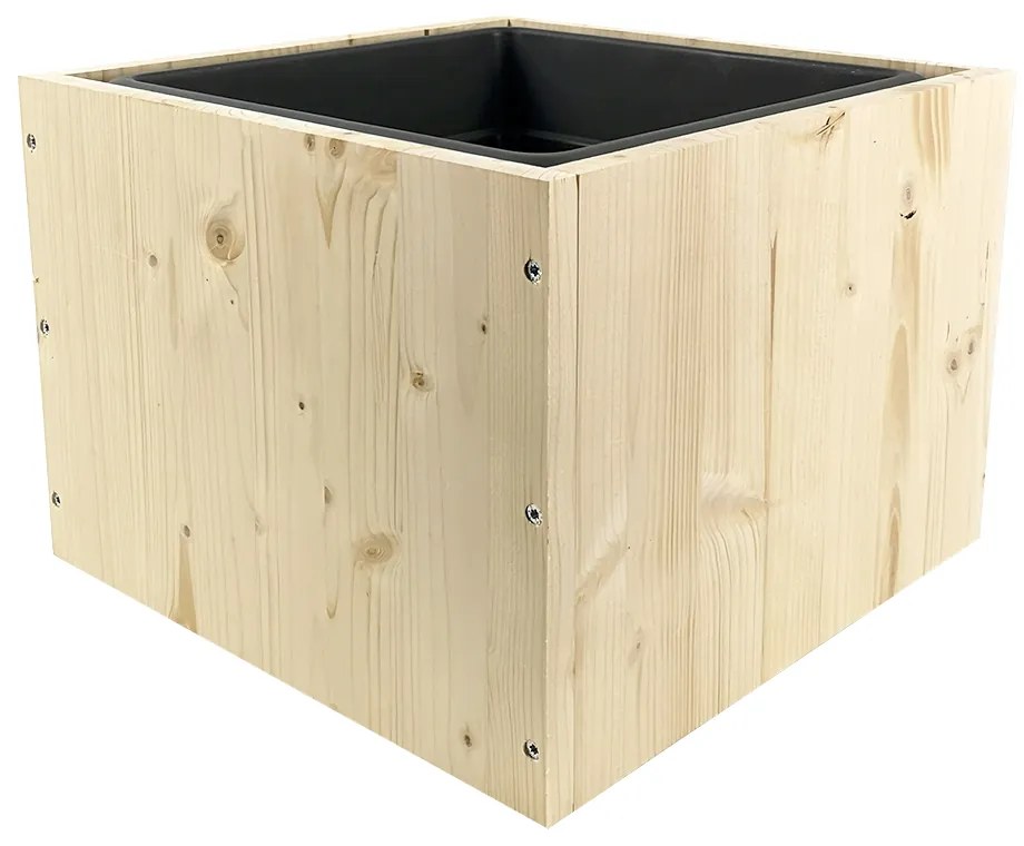 AMADEA Drevený obal na kvetináč, 33x33x24cm, drevený kvetináč