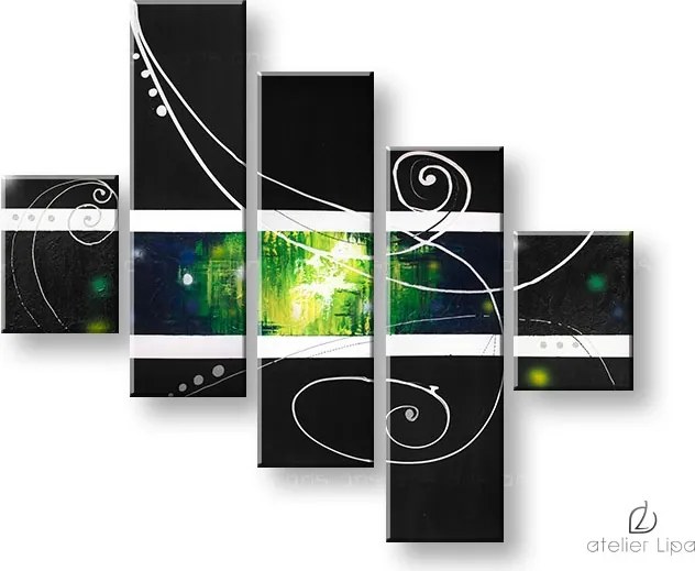 Autorská reprodukcia na plátne ABSTRAKT XOBDO124D5