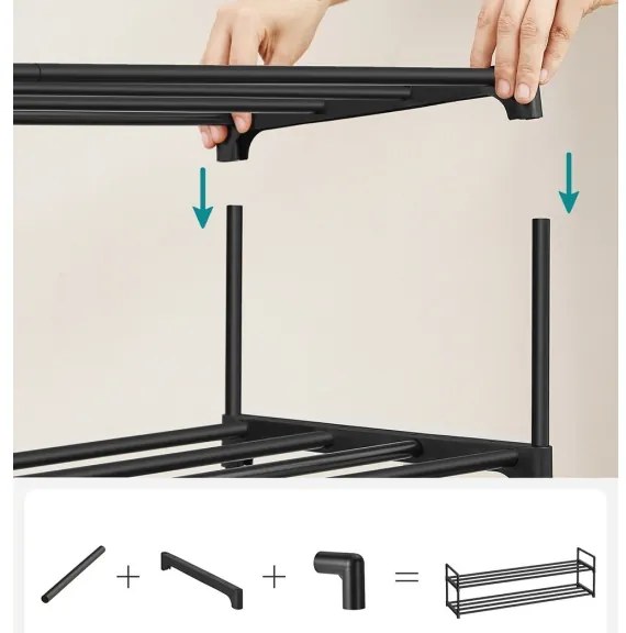 Botník ALVORO čierny