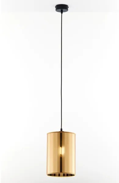 Jupiter 2090 - Luster na lanku CORTINA 1xE27/15W/230V zlatá/čierna