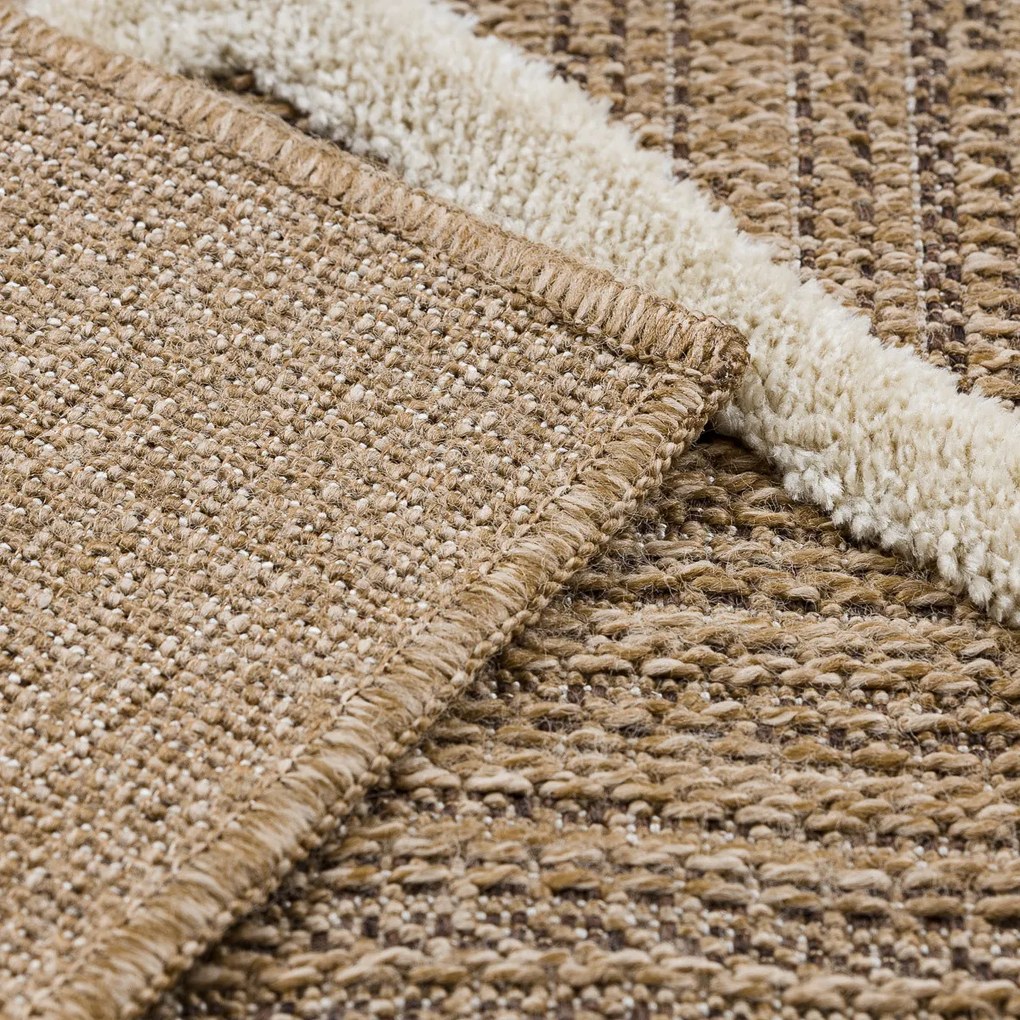 Dywany Łuszczów, Kusový koberec Spark 0708A beige/cream, 140x190, béžová, chodba / predsieň