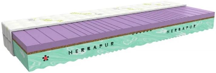 MPO HERBAPUR L OCEAN matrac s pamäťovou penou Levanduľa 140x200 cm S bylinkami
