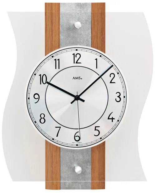 Dizajnové nástenné hodiny 5537 AMS 36cm