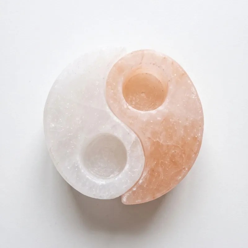 Soľný svietnik Yin Yang 1,7 kg