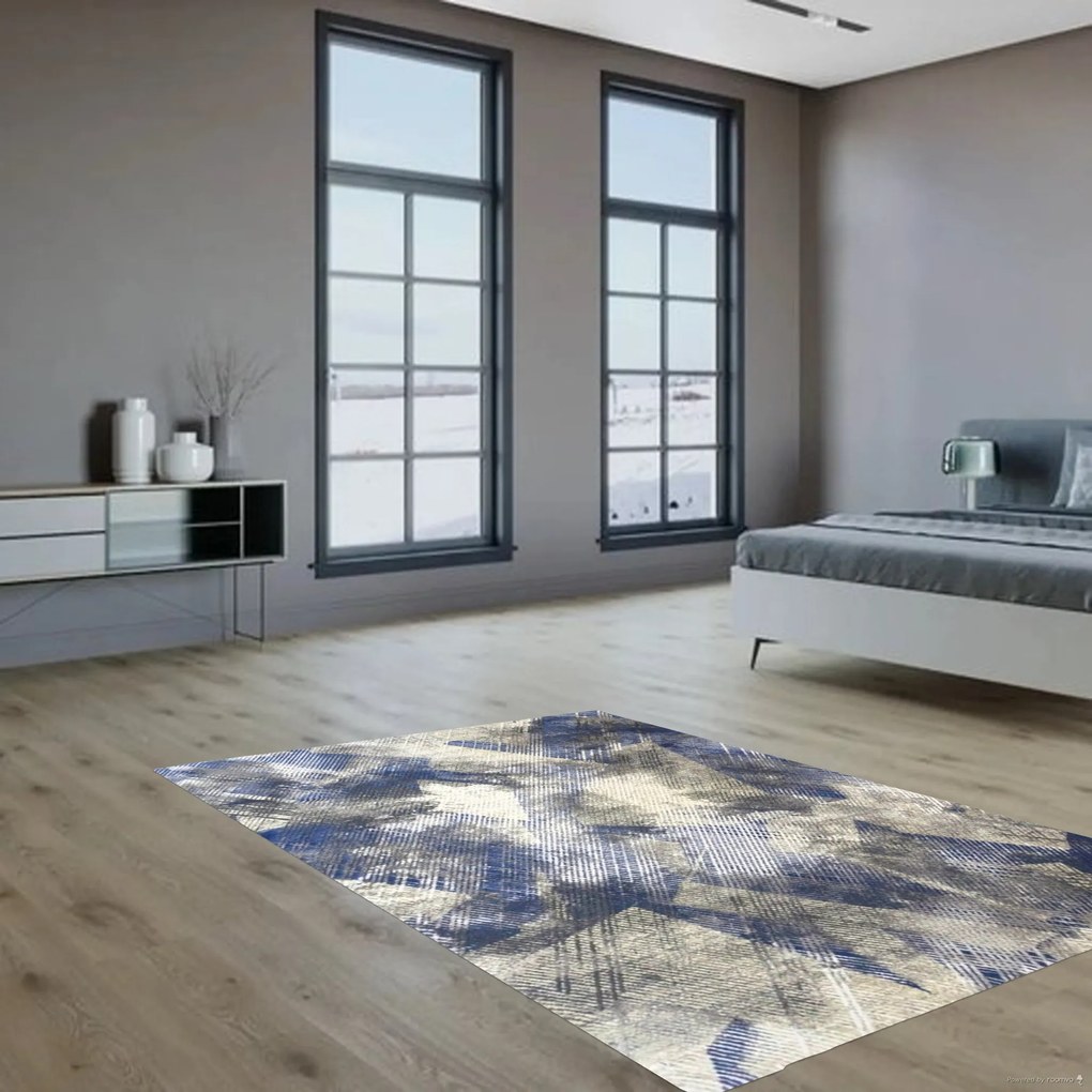 Berfin Dywany, Kusový koberec Lexus 9103 Blue, 200x290, modrá, obývacia izba