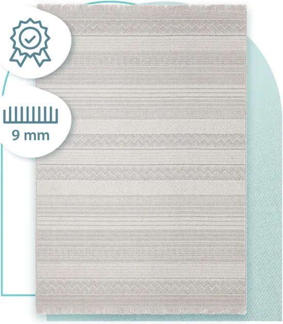 Koberec Agnella Noble Oni svetlosivý