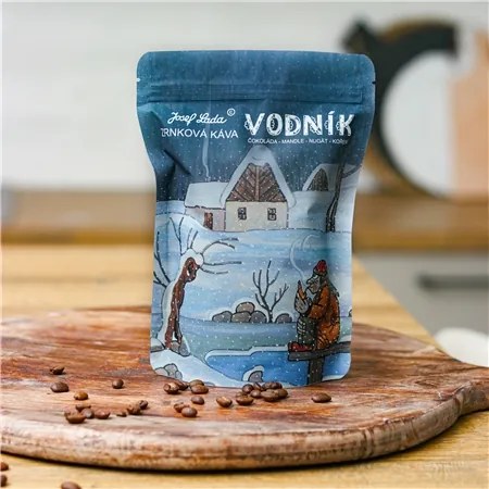 Pražená zrnková káva Josef Lada - Vodník