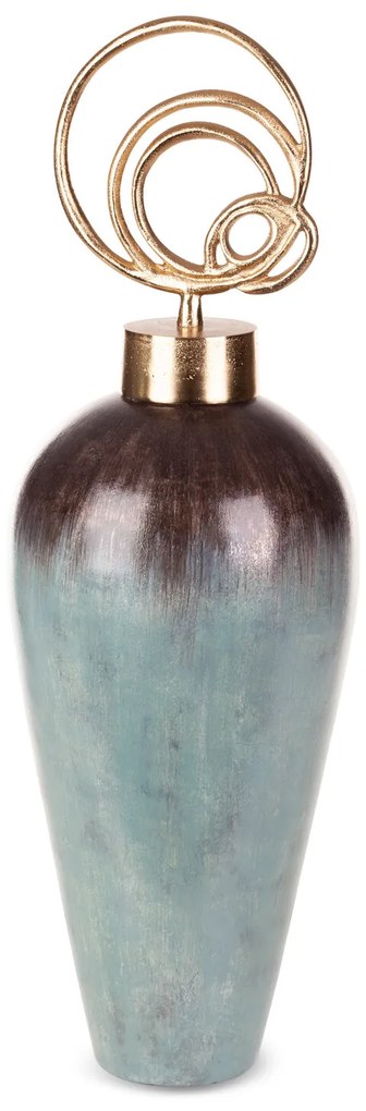 SKLENENÁ DEKORAČNÁ SOŠKA ABRIL (02) (FI) 25 X75 CM VIACFAREBNÁ