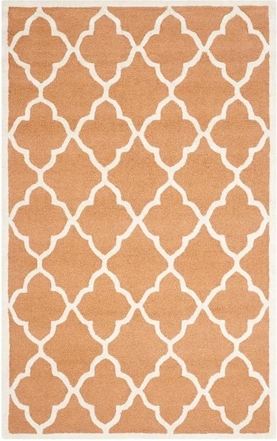 Ručne vyšívaný koberec Safavieh Noelle Orange, 152 x 243 cm