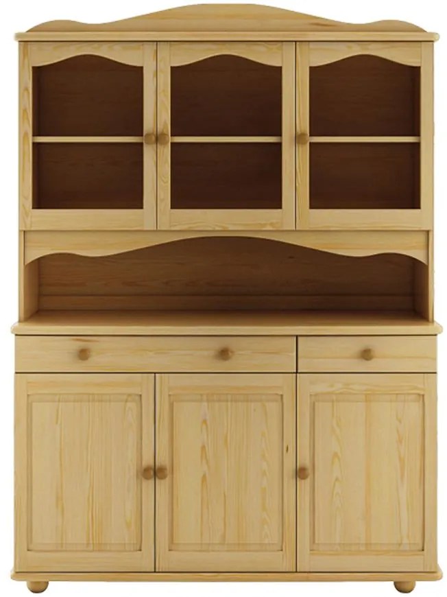 Vitrína z Borovice KW101 surová