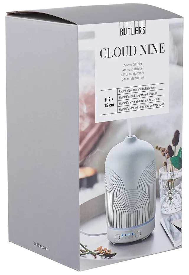 CLOUD NINE Aroma difuzér dúha - šedá