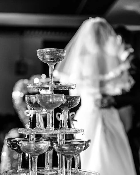 Umelecká fotografie Black and white wedding photos, FernandoChee, (30 x 40 cm)