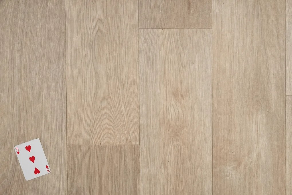 Tarkett, PVC podlaha - lino AladinTex Home Swan Dark beige, na mieru, šíře 4m, béžová, pena, detská izba