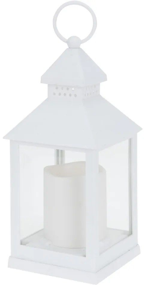 Závesný LED lampáš s časovačom Narbonne, 23,5 cm