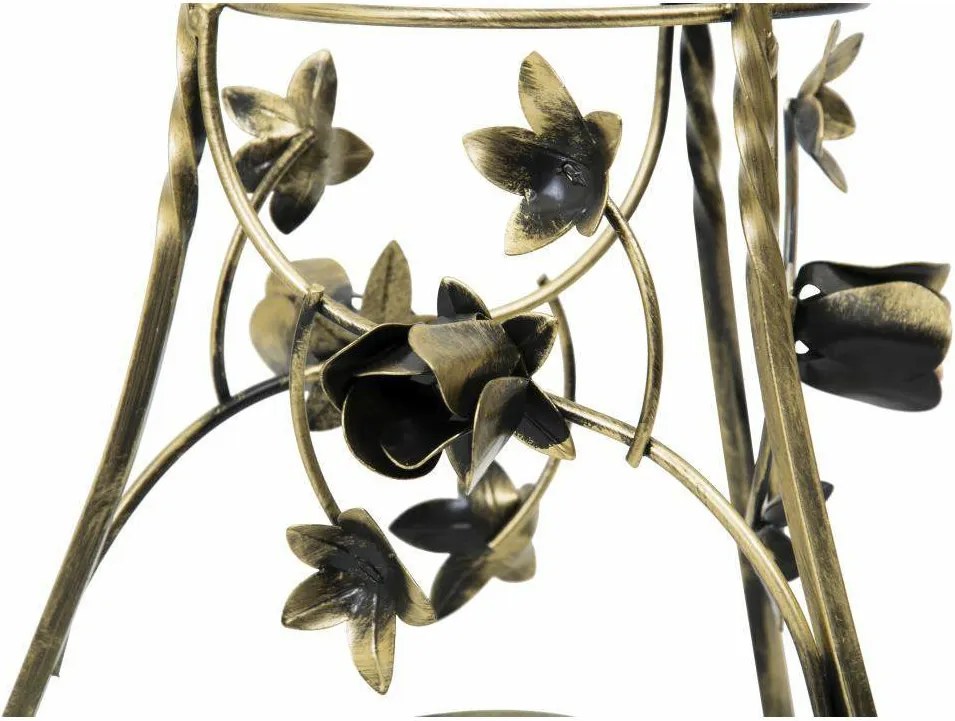 STOJAN NA KVETINÁČ SIBYL 72X28 CM ZLATÁ