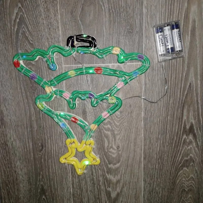 DECOLED Vánoční stromeček, 30 cm, bílá