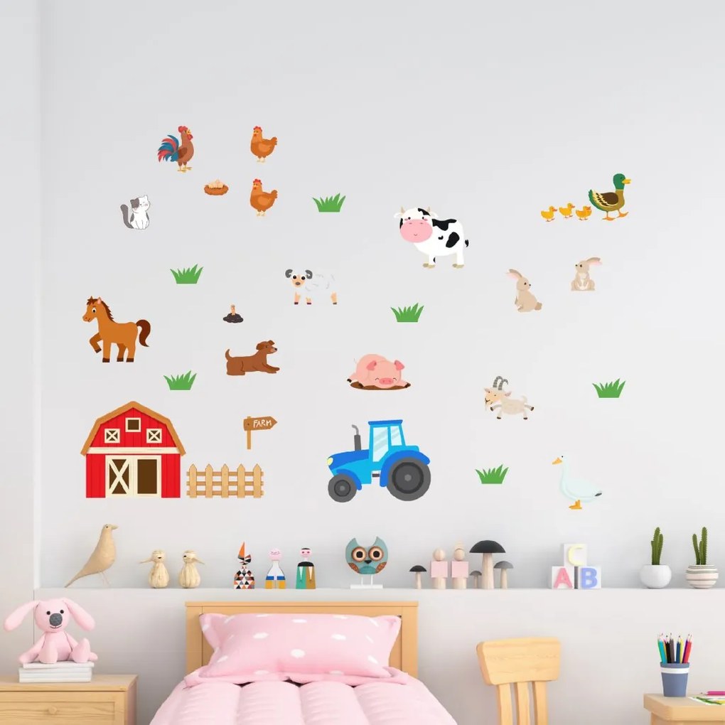 PIPPER. Samolepka na stenu "Farma"