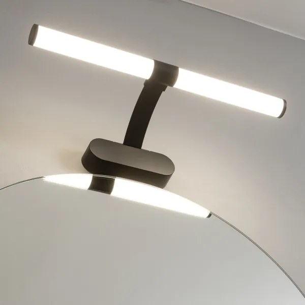 Brilagi - LED Kúpeľňové osvetlenie zrkadla TUBEO LED/6W/230V 40 cm IP44 čierna