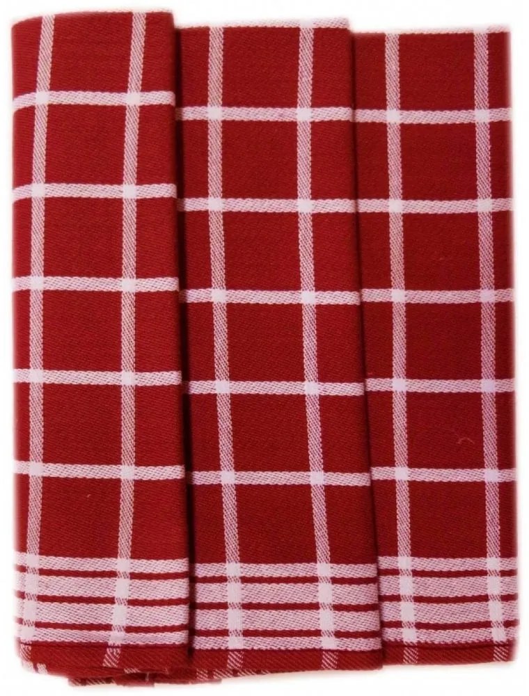 Polášek Károvaná utierka Egypt – 3 ks - č. 82 | Zelená / biela