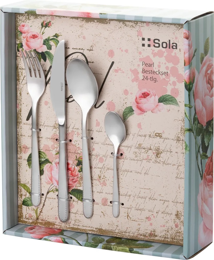 Príborový set 24 ks - Pearl matný - 140185