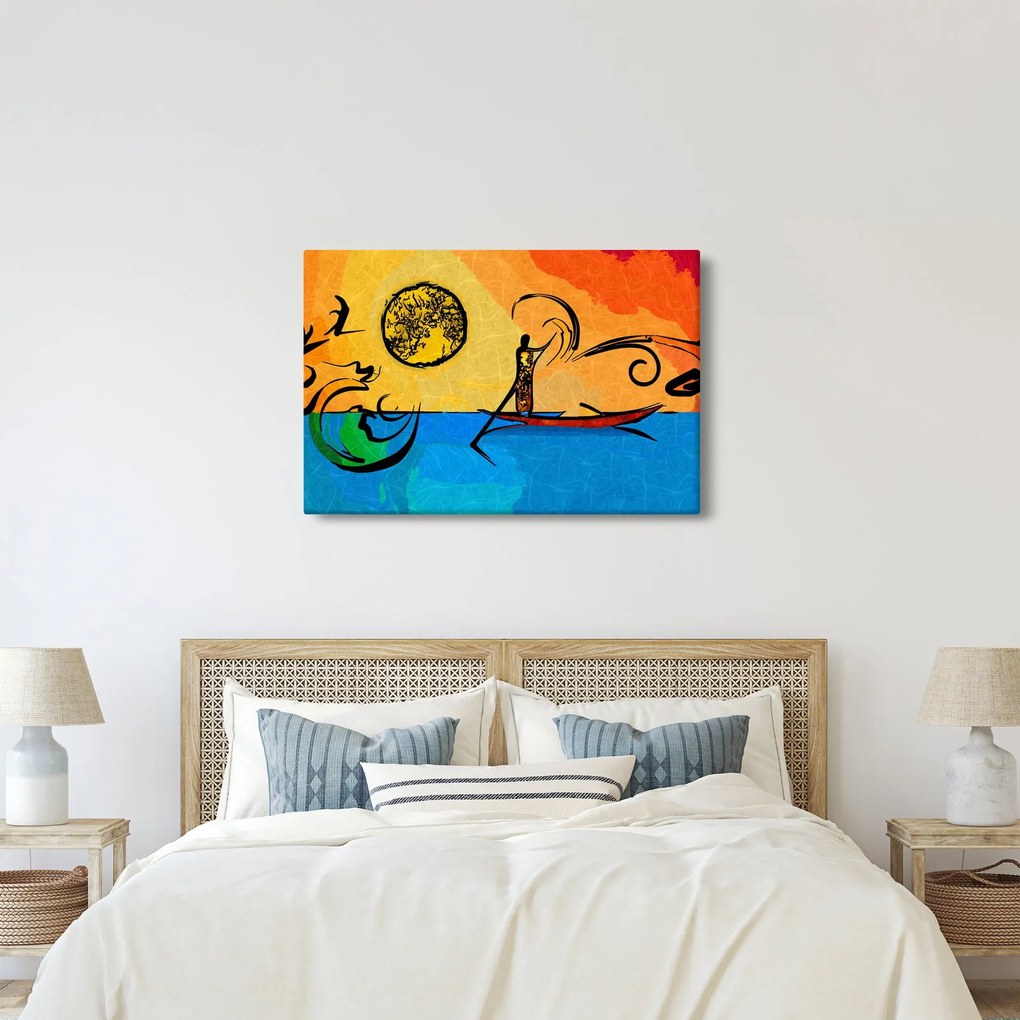 Obraz starovekej maľby (90x60 cm)
