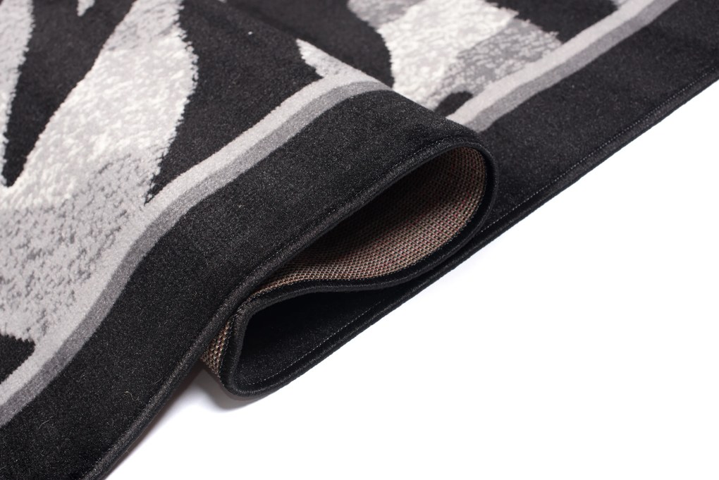 TA Koberec 6601C ČIERNA LACNÁ PP CRM Rozmer: 80x250 cm