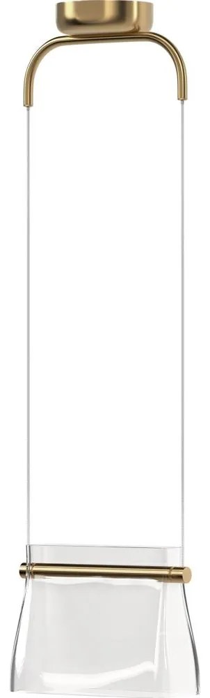 Maytoni MOD170PL-L8BS3K - LED Luster na lanku CABARET LED/8W/230V zlatá