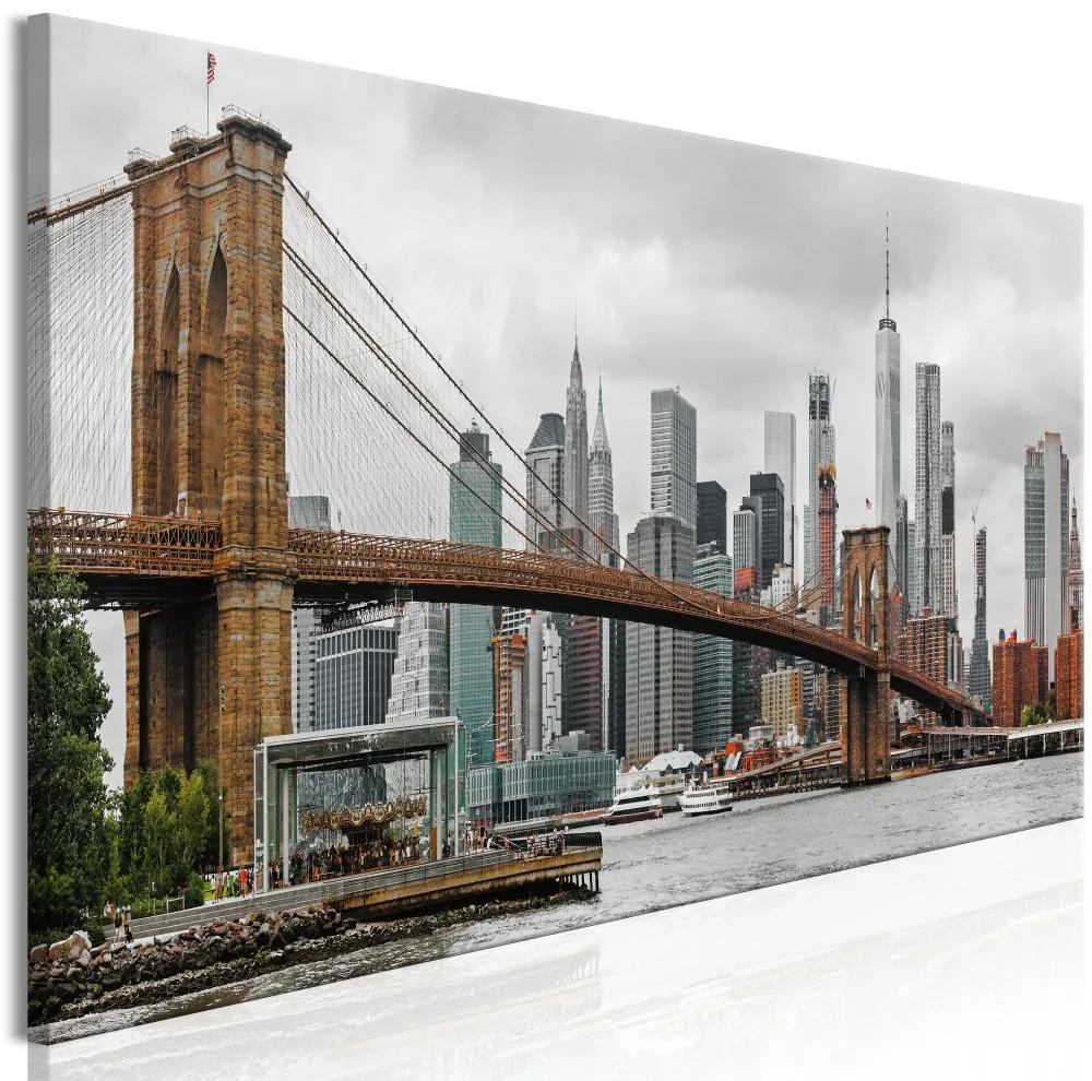 Obraz - Cesta na Manhattan - plnofarebná 135x45
