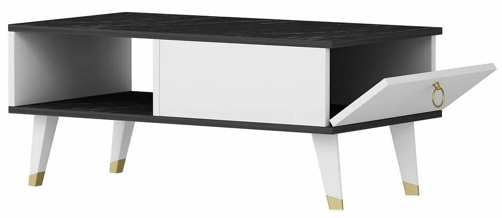 Konferenčný stolík Delux Black and White