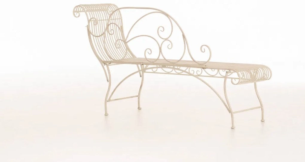 Záhradná lavička GS11177499 - Krémová antik