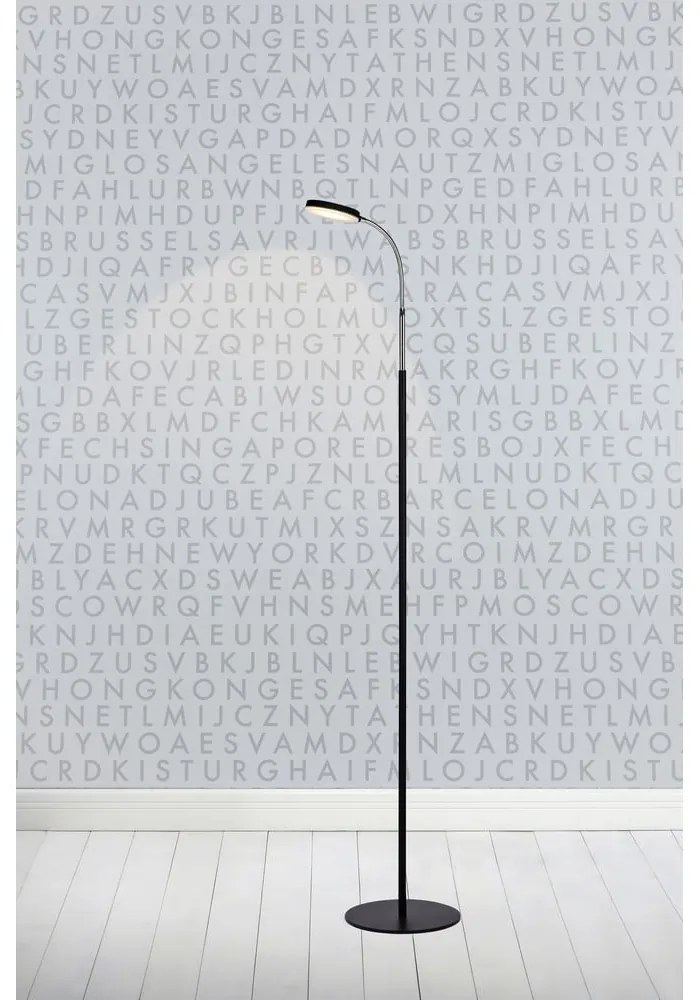 Čierna voľne stojacia LED lampa Markslöjd Flex