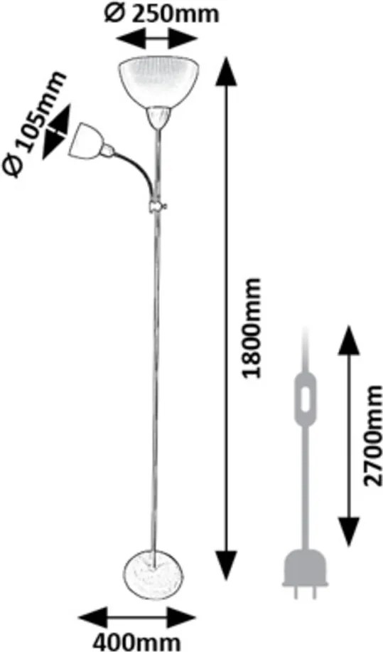 Rabalux ACTION PRO stojacia lampa 74102