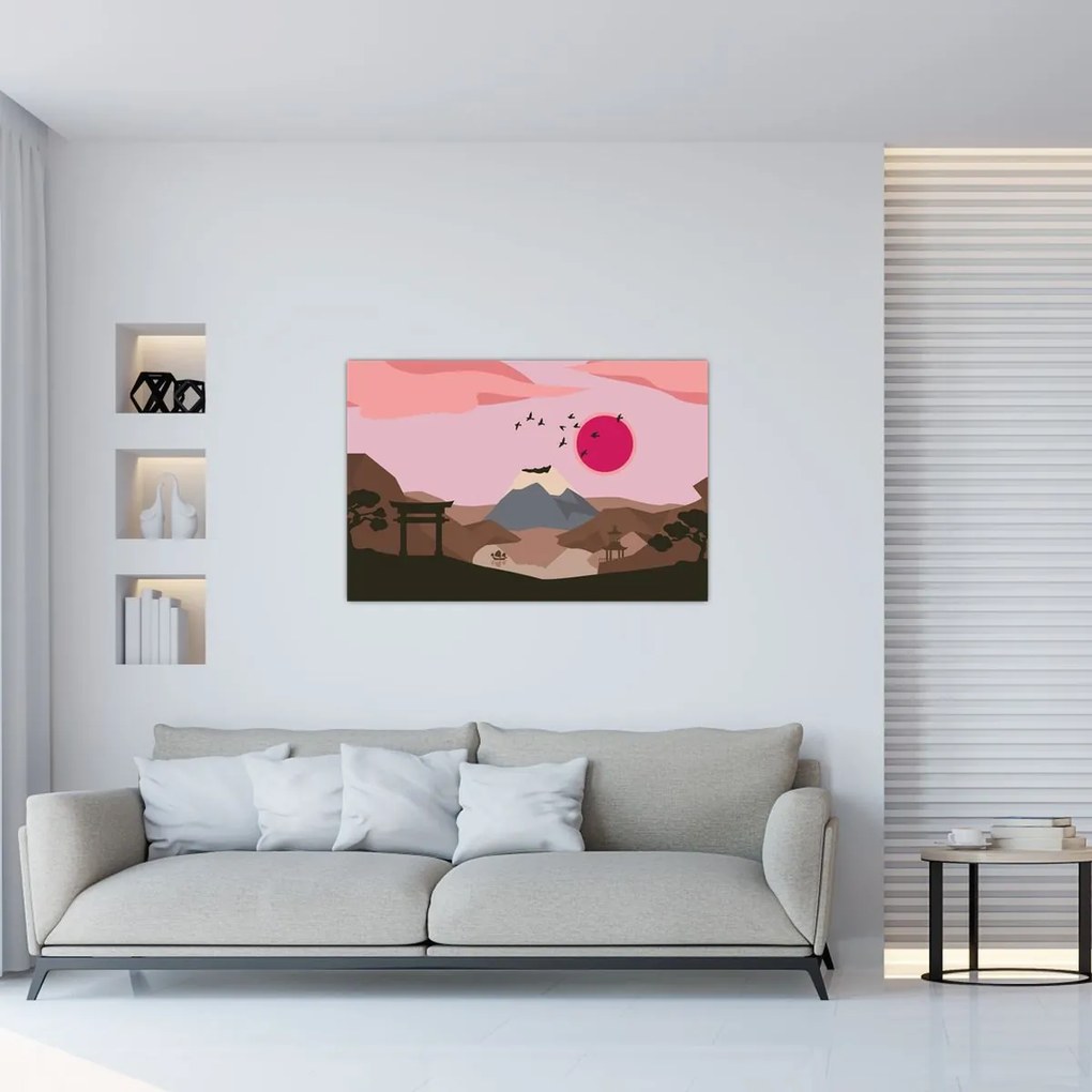 Obraz - Japonsko N⁰2 (90x60 cm)