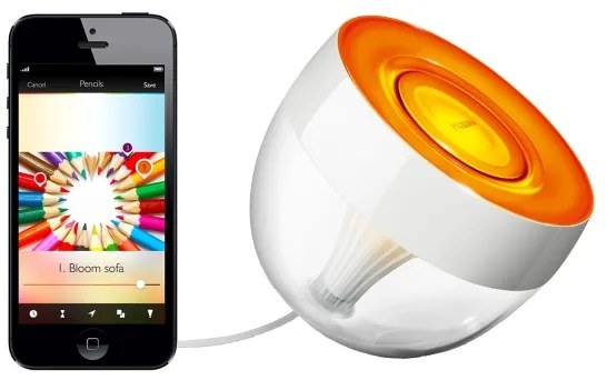Philips - LED RGB Stmievateľná stolná lampa Hue IRIS LED/8,2W/230V biela