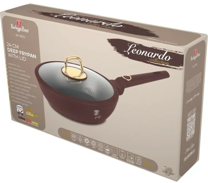 BerlingerHaus Hlboká panvica s pokrievkou Leonardo 24 cm