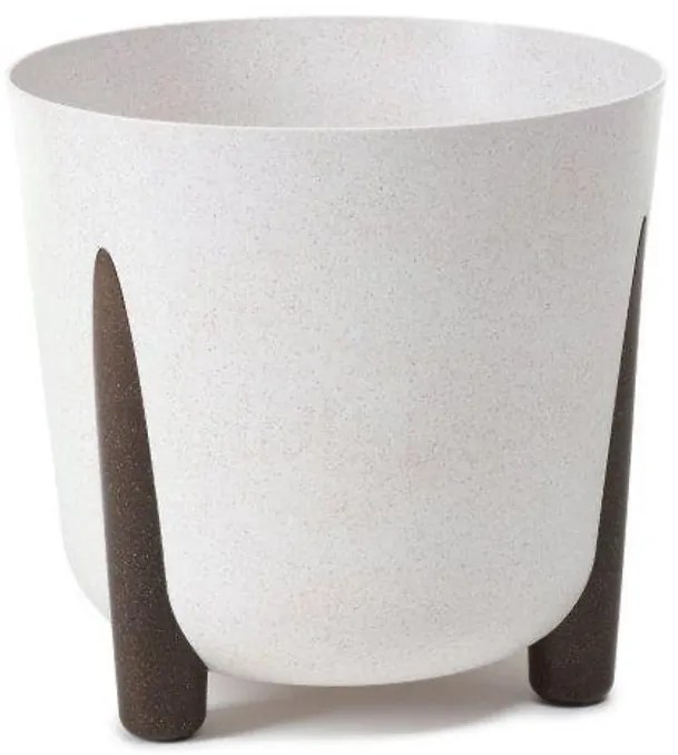 Kvetináč Frida 26 Eco wood biela