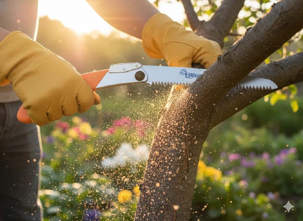 Garden Line SKLADACIA RUČNA PILKA SK-5 OCELOVY NÔŽ 21 CM